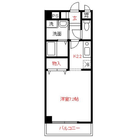 サンライズ平野南の物件間取画像